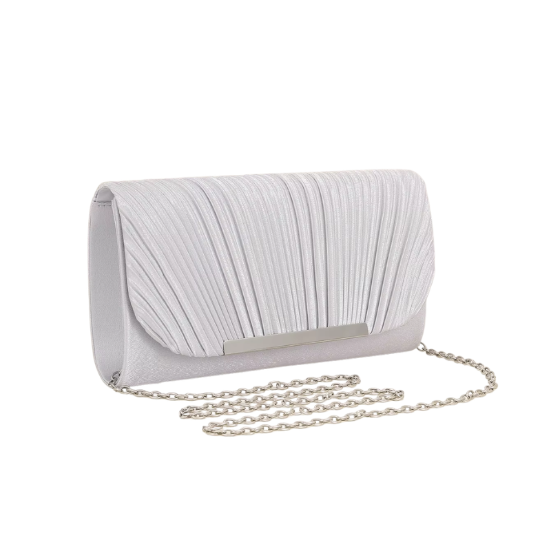 Pochette mariage dorée élégante