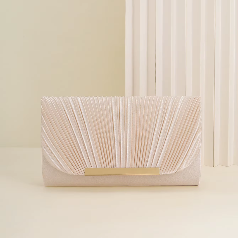 Pochette nuptiale couleur dorée