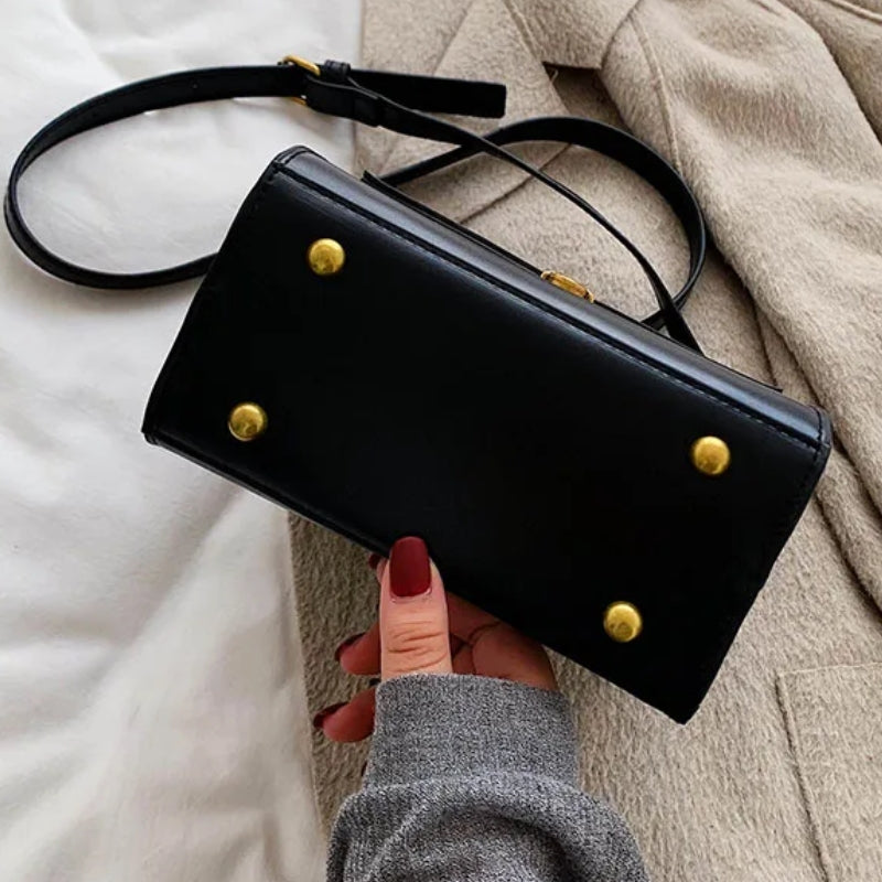 Sac à bandoulière féminin forme cartable