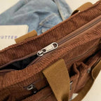 Sac à bandoulière matière velours