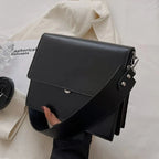 Sac à bandoulière noir avec porté main