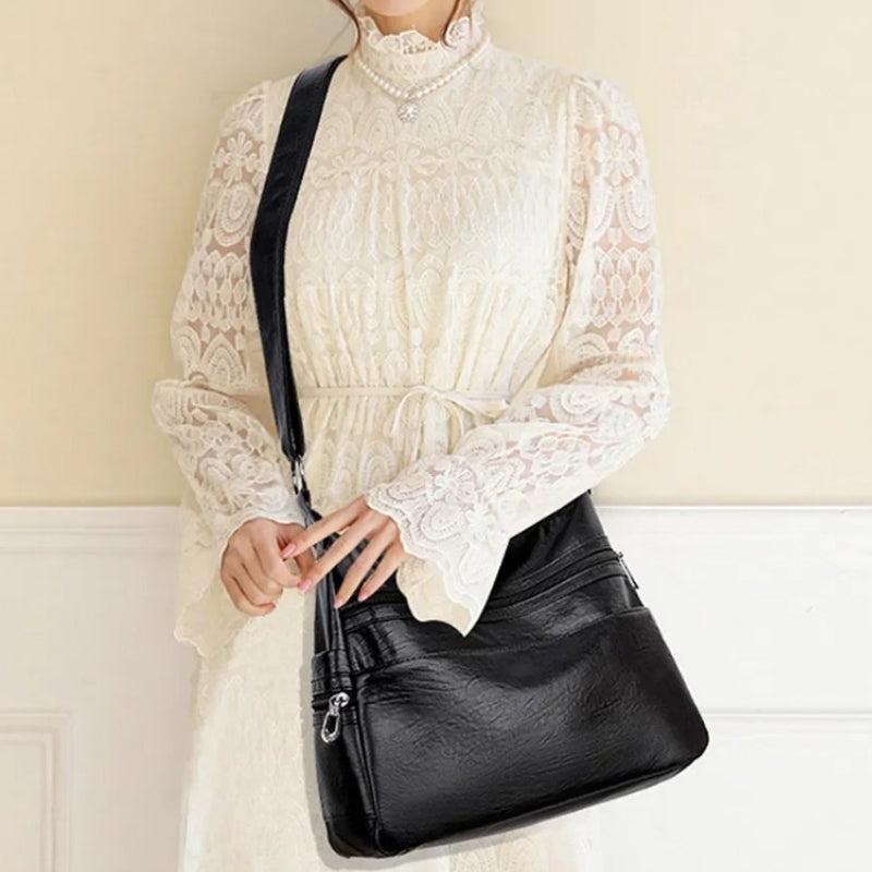Sac à bandoulière pour femme façon rétro