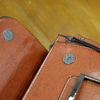 Sac à bandoulière pour femme style vintage marron