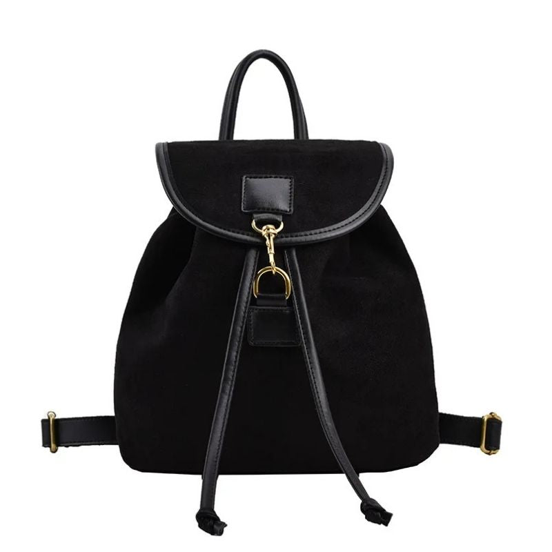 Sac à dos aspect daim élégant et chic