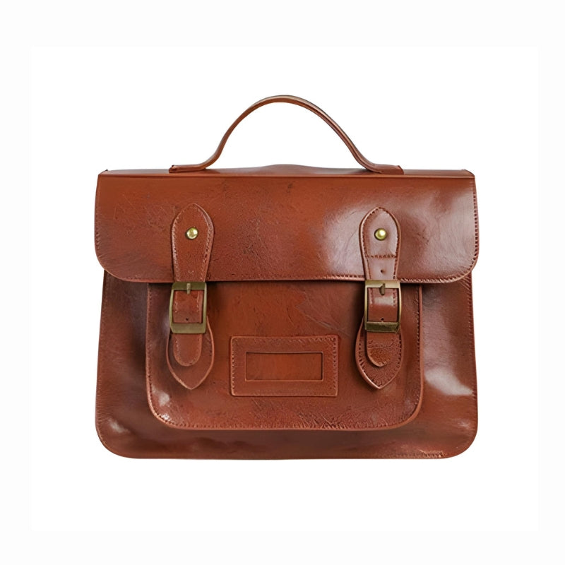 Sac à dos cartable vintage