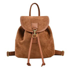 Sac à dos chic et élégant effet daim
