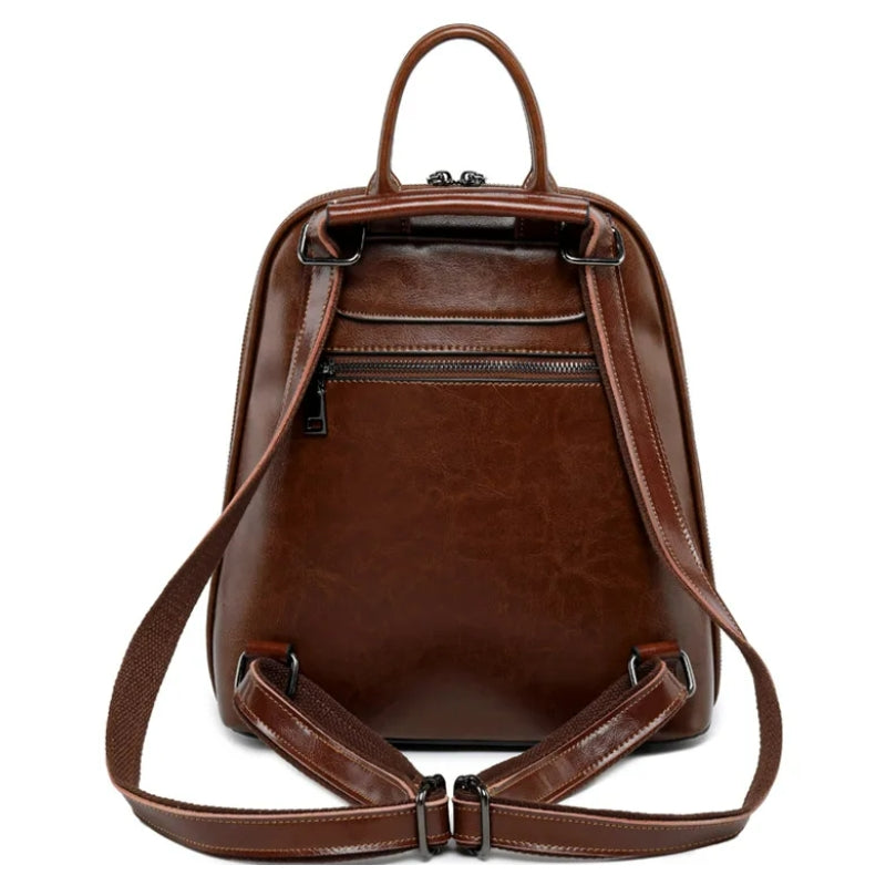 Sac à dos et à main féminin en cuir