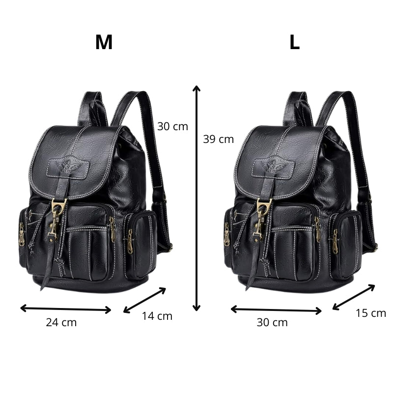 Sac à dos féminin vintage