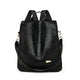 Black Sequin Canvas Backpack