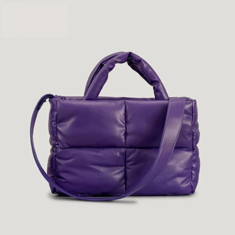 Sac à la texture épaisse et matelassée