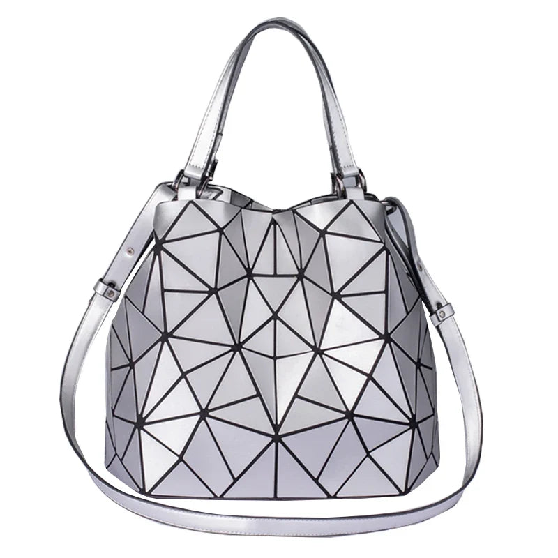 Sac à main à motif géométrique