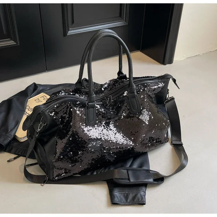 Sac à main à paillettes éclatant et tendance