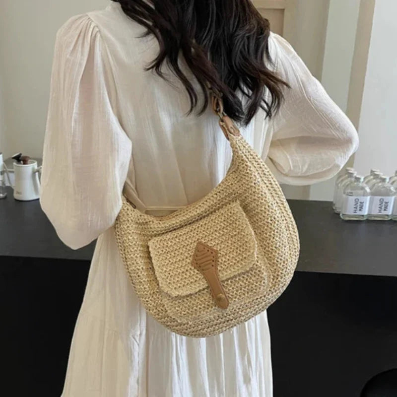 Sac à main au porté épaule bohème chic