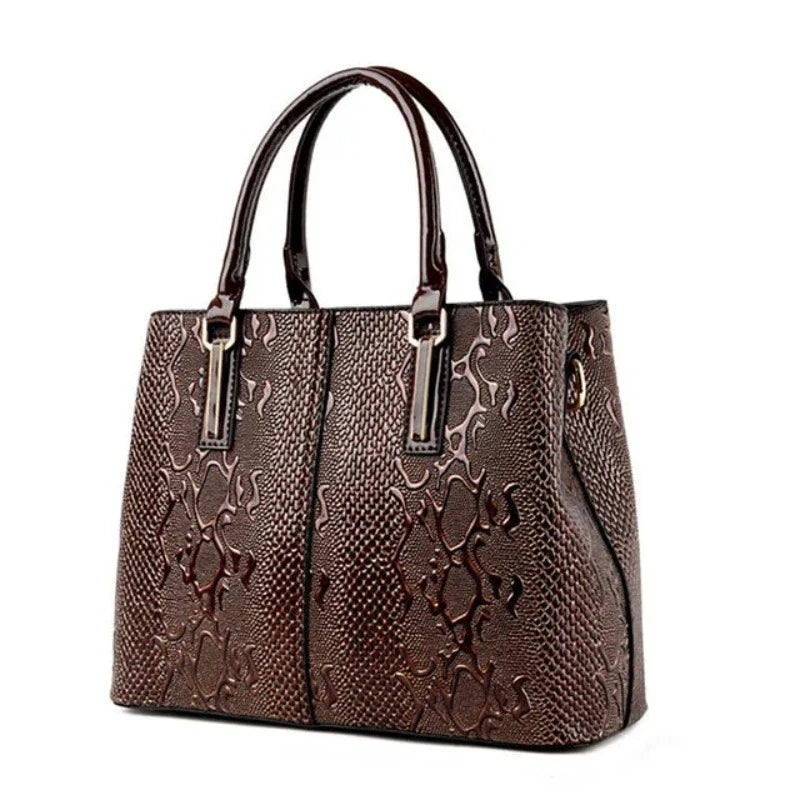 Sac à main au style alligator