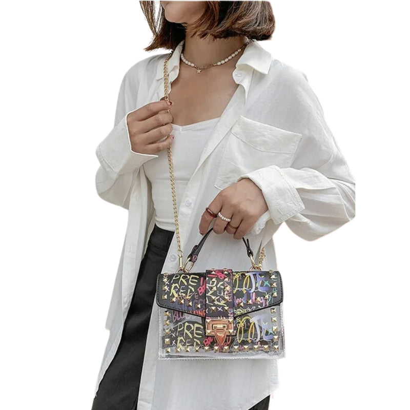 Sac à main au style graffiti