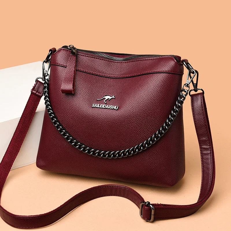 Sac à main avec chaîne en PU