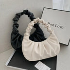 Sac à main avec effet de plis