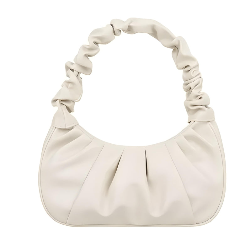 Sac à main avec finition en plis