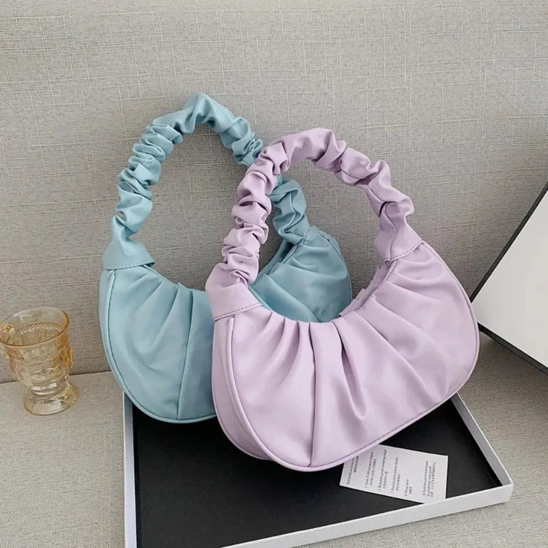 Sac à main avec plis