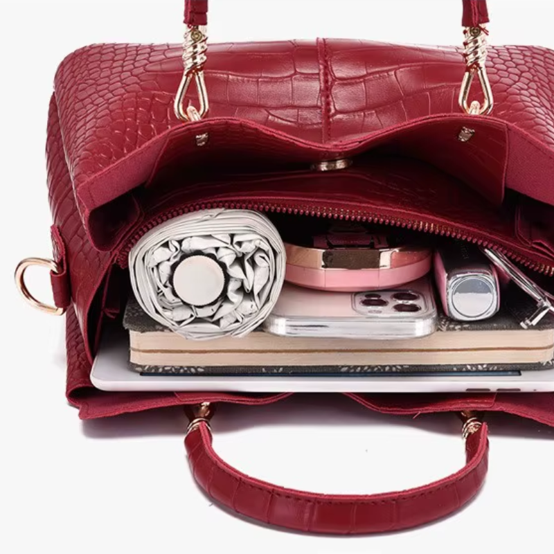 Sac à main avec portefeuille coordonné