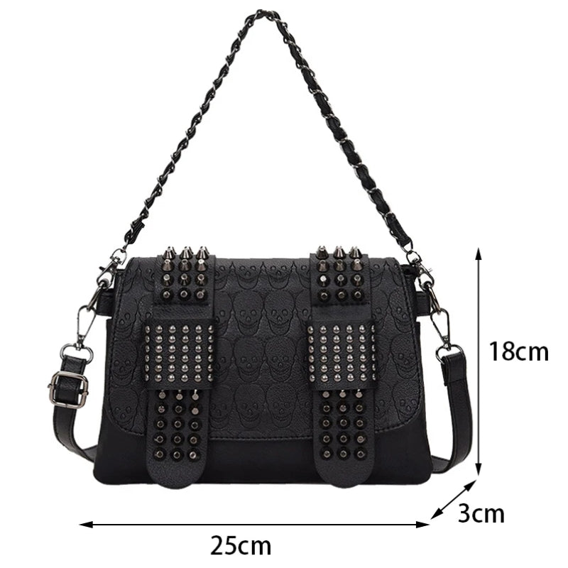 Sac à main avec tête de mort