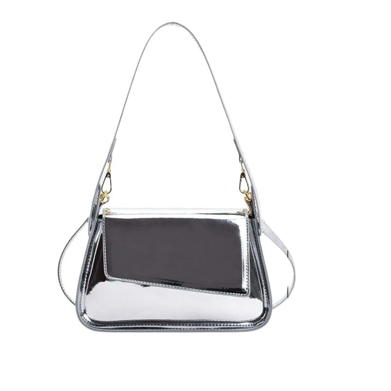 Sac à main baguette métallisé au look audacieux