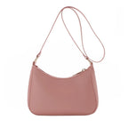 Sac à main baguette rétro en simili rose