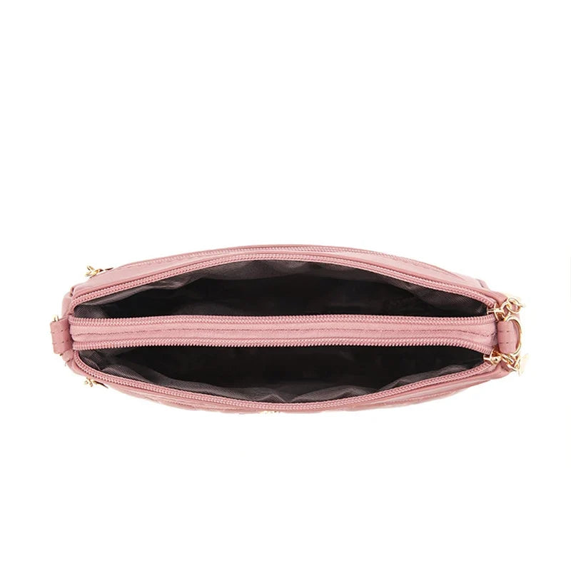 Sac à main bandoulière en simili matelassé petit format