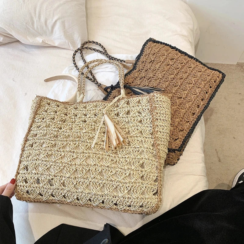 Sac à main bohème chic en forme de panier