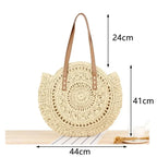 Sac à main bohème de forme panier rond
