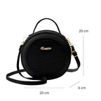 Sac à main chic de forme ronde