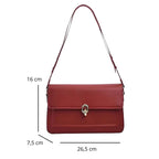 Sac à main chic de style rétro baguette