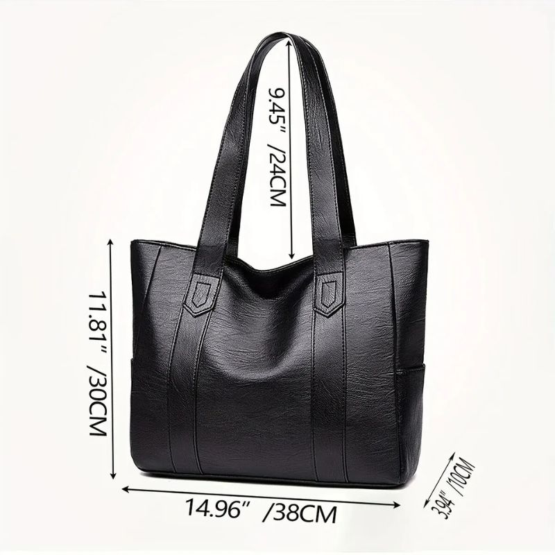 Sac à main chic en simili au style décontracté