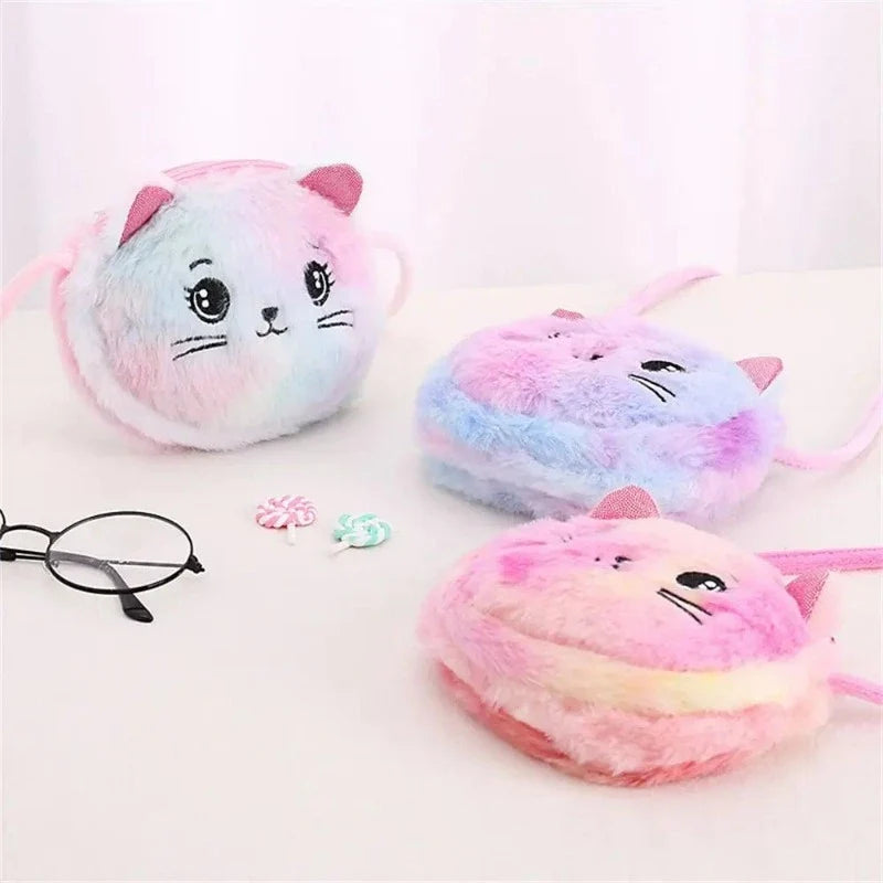 Sac à main compact pour enfant thème chat