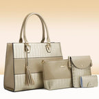 Sac à main composé de 4 pièces