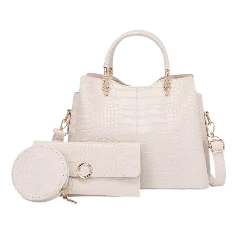 Sac à main coordonné avec portefeuille