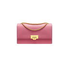 Sac à main de luxe en cuir rose pour femme