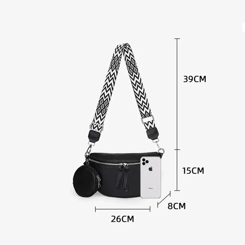 Sac à main de style banane