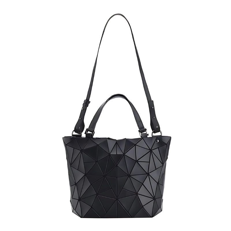 Sac à main décor géométrique