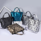 Sac à main décoré d’un motif géométrique