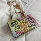 Sac à main d’inspiration graffiti