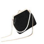 Sac à main élégant avec poignée en perles