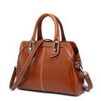 Sac à main en cuir avec bandoulière