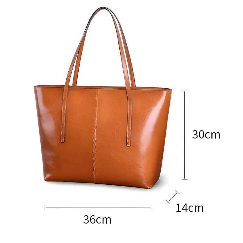 Sac à main en cuir véritable pour femme