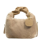 Sac à main en fausse fourrure