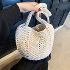 Sac à main en forme de panier pratique et souple