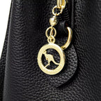 Sac à main en forme de seau noir