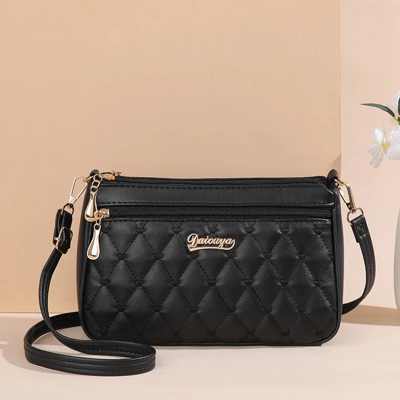 Sac à main en simili effet matelassé, petit et bandoulière