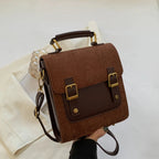 Sac à main esprit cartable vintage