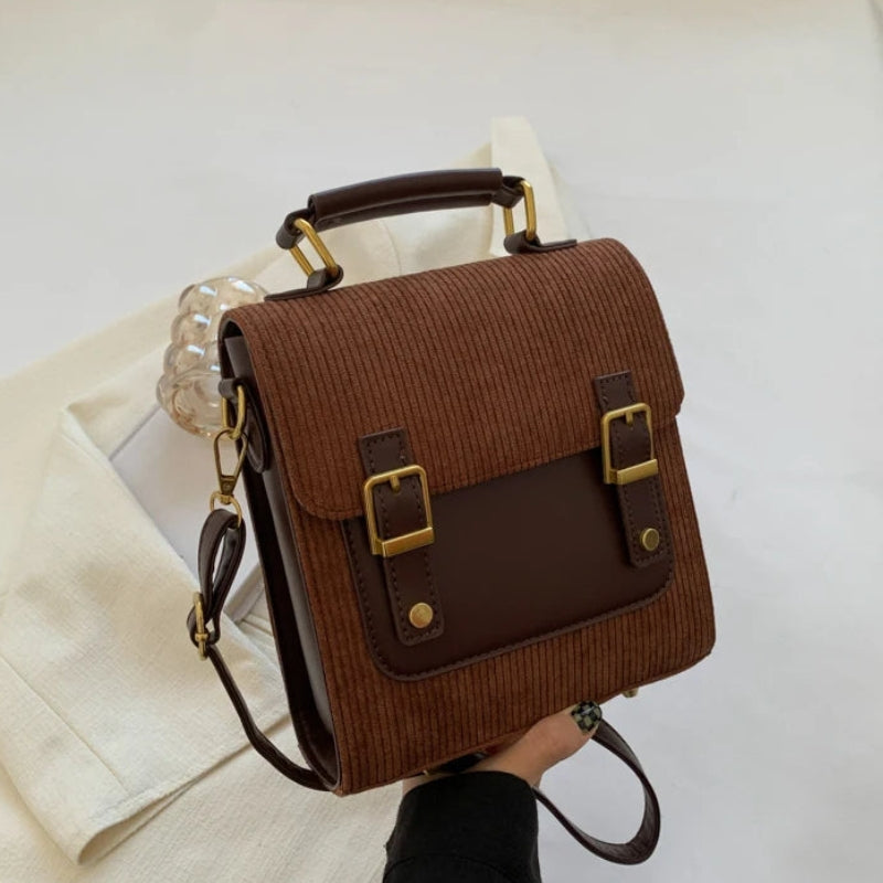 Sac à main esprit cartable vintage